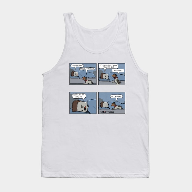 Hungry Tank Top by Hey Buddy Comics